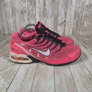 Nike Women's Pink and Black Air Running Shoes